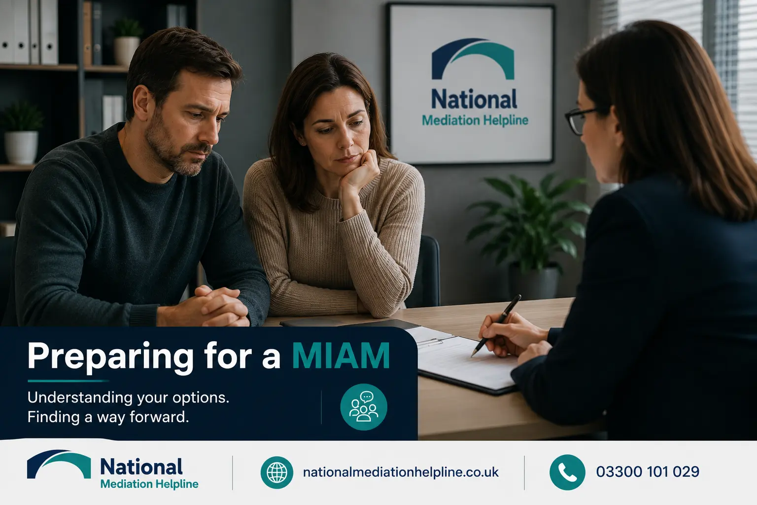 How to prepare for a miam in Dunstable Preparing for a MIAM. An image explaining how to prepare yourself emotionally and rationally for the first miam appointment